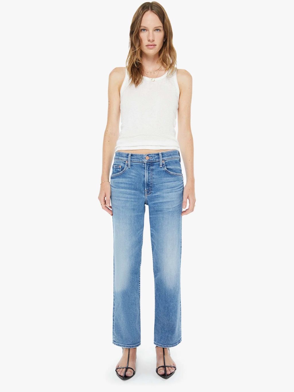 Mother The Newbie Ankle Jeans Float My Boat